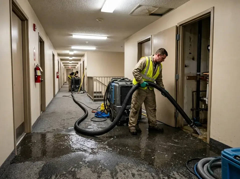 multi-unit-apartment-hallway-f-005 — frequently asked questions, Emergency Burst Pipe Water Extraction & Removal in Oak Ridg…